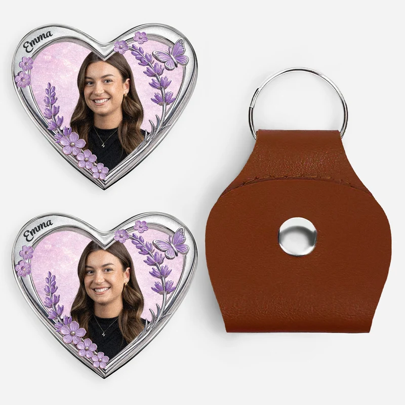 Schicksal Blumen - Personalisierte Geschenke Für Frauen | Herz Pocket Hug Schlüsselanhänger