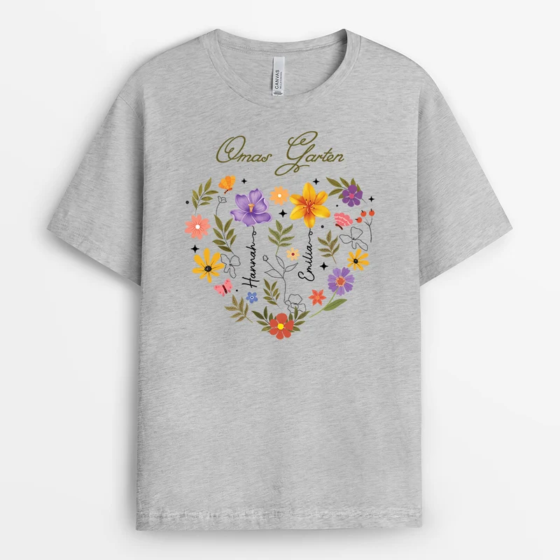 Mamas Garten - Personalisiertes Geschenk | Mama T-Shirt