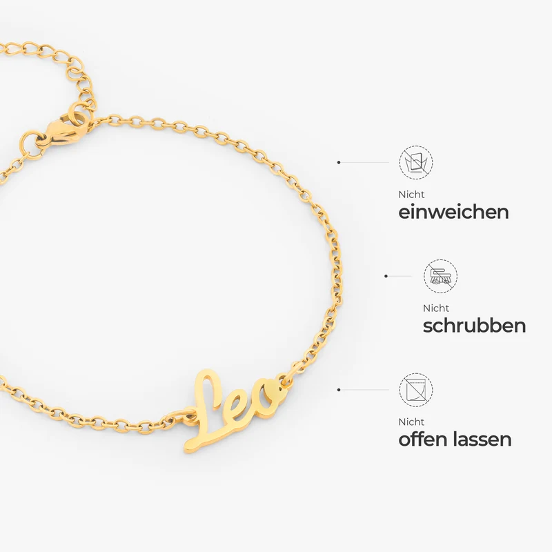 Name - Personalisiertes Geschenk | Armband Damen & Mann