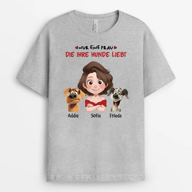 Einfach Ein Junge Der Seine Hunde Liebt - Personalisiertes Geschenk | Hunde T-shirts