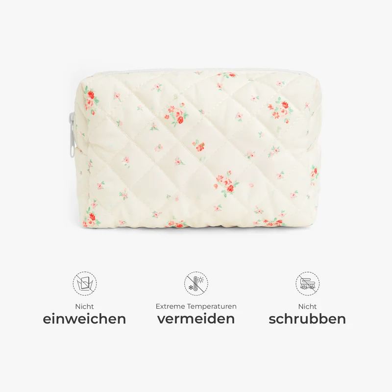 Name - Personalisiertes Geschenk | Kosmetiktasche Blumen