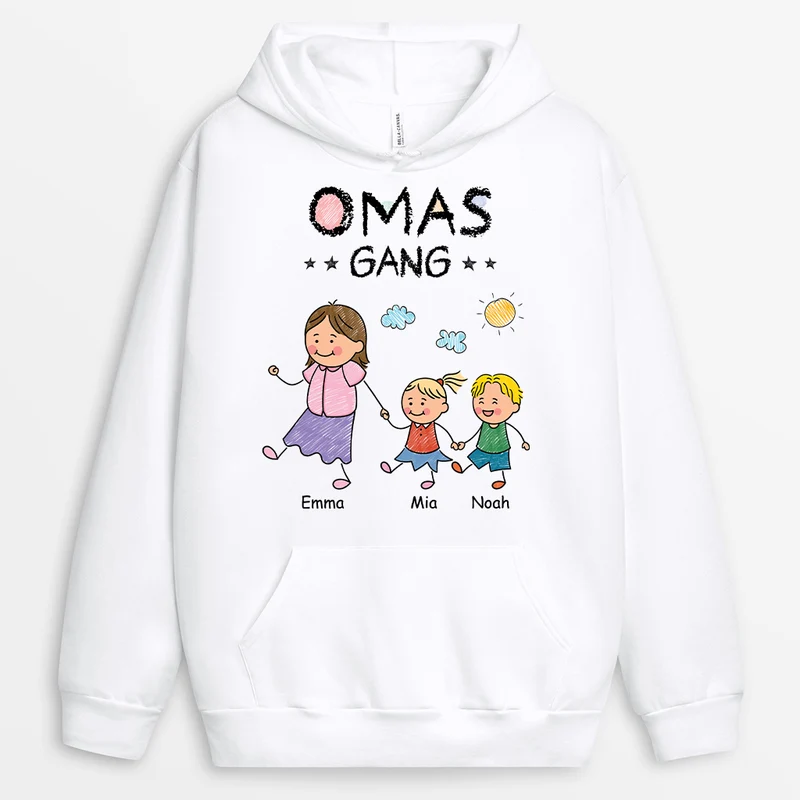 Omas Gang - Personalisiertes Geschenk | Oma/Opa Hoodie