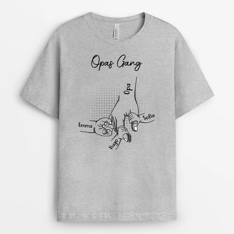 Papas Bande - Personalisiertes Geschenk | T-shirt für Papas