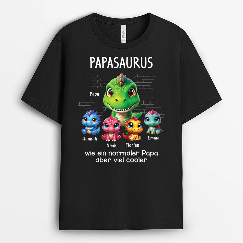Opasaurus Wie Ein Normaler Opa Nur Noch Großartiger - Personalisiertes Geschenk | T-shirt für Opas