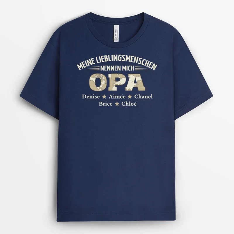 Meine Lieblingsperson Nennt Mich Papa - Personalisiertes Geschenk | T Shirt Papa