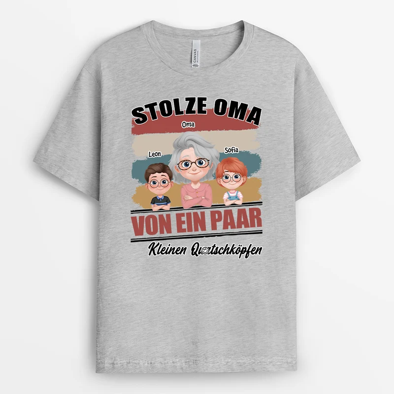 Stolzer Papa Einiger Kleiner Chaoten - Personalisiertes Geschenk | Lustiges T Shirt Papa