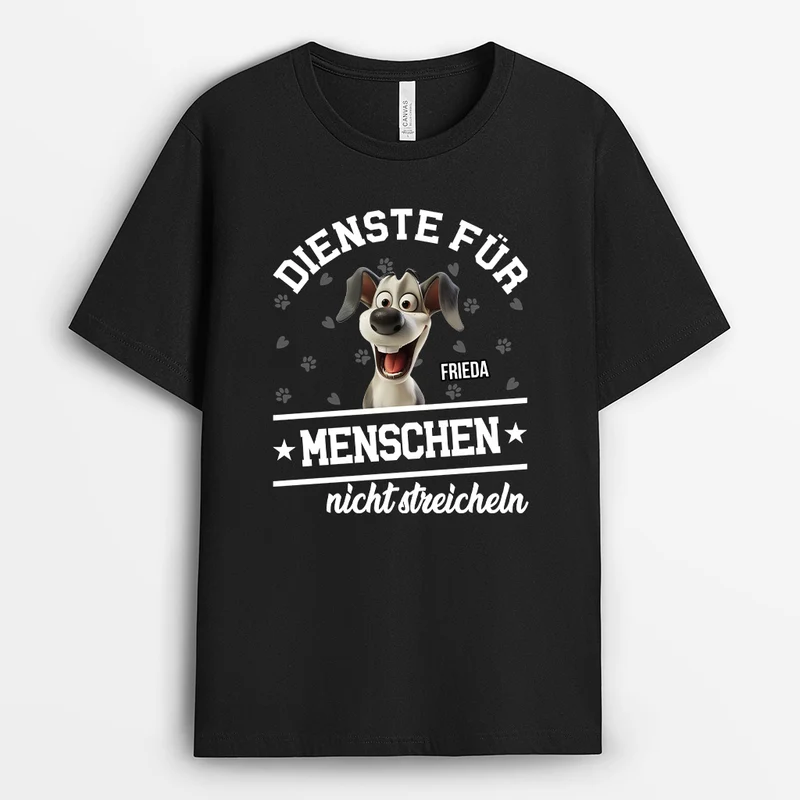 Dienste Für Menschen - Personalisiertes Geschenk | Hunde T-shirts