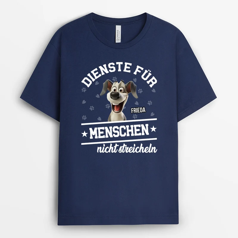 Dienste Für Menschen - Personalisiertes Geschenk | Hunde T-shirts