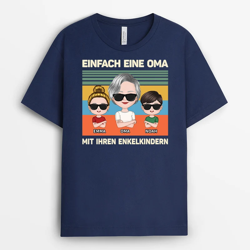Nur Ein Papa Und Seine Kinder - Personalisiertes Geschenk | T Shirt Papa