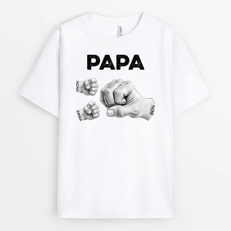 Papa Strake Faust - Personalisiertes Geschenk | T-shirt für Papas