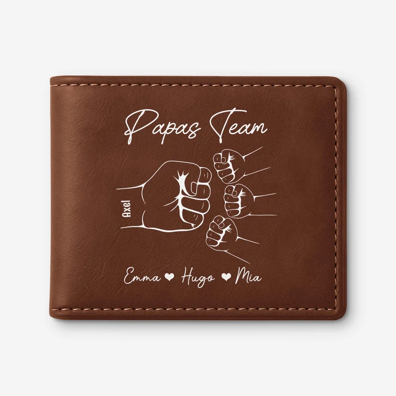 Papas Team - Personalisierte Geschenke Herren | Portemonnaie