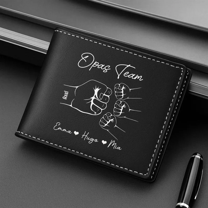 Papas Team - Personalisierte Geschenke Herren | Portemonnaie