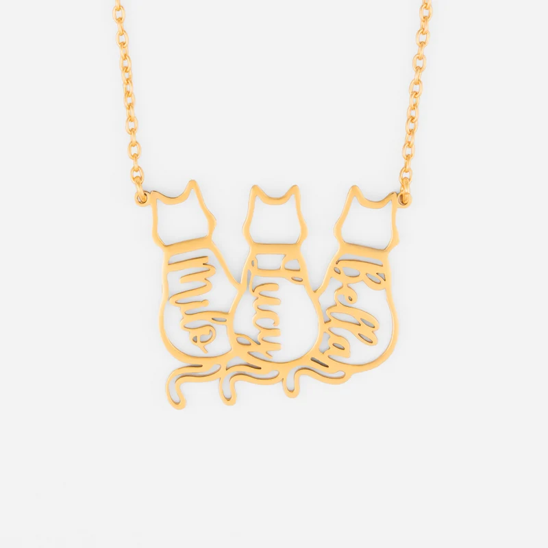 Namen - Personalisierte Geschenke Katzen | Kette
