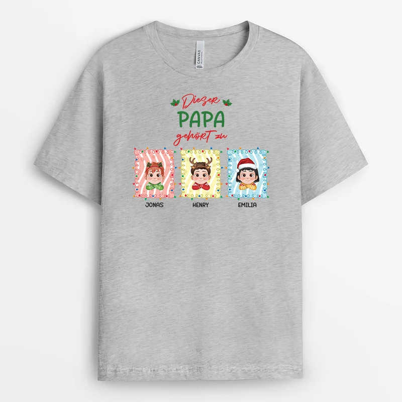 Diese Mama Gehört Zu Neon - Personalisierte Geschenke Für Mama/Papa Shirt