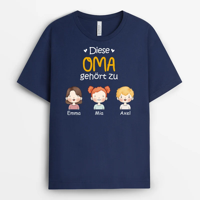 Dieser Papa Gehört Zu Chibi - Personalisiertes Geschenk | Schwarzes T Shirt Papa