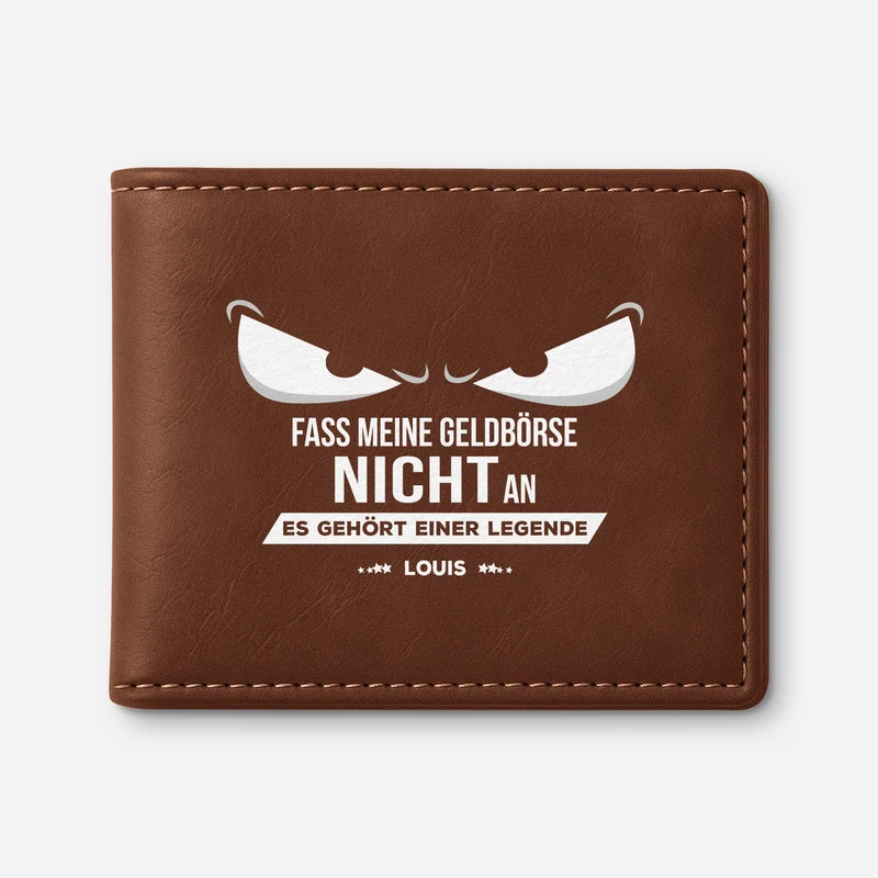 Fass Meine Geldbörse Nicht An - Personalisierte Geschenke Herren | Portemonnaie