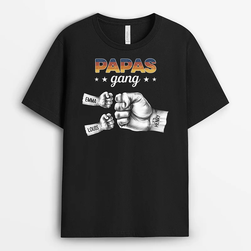 Papas/Opas Bande - Personalisiertes Geschenk | T-shirt für Opas/Papas