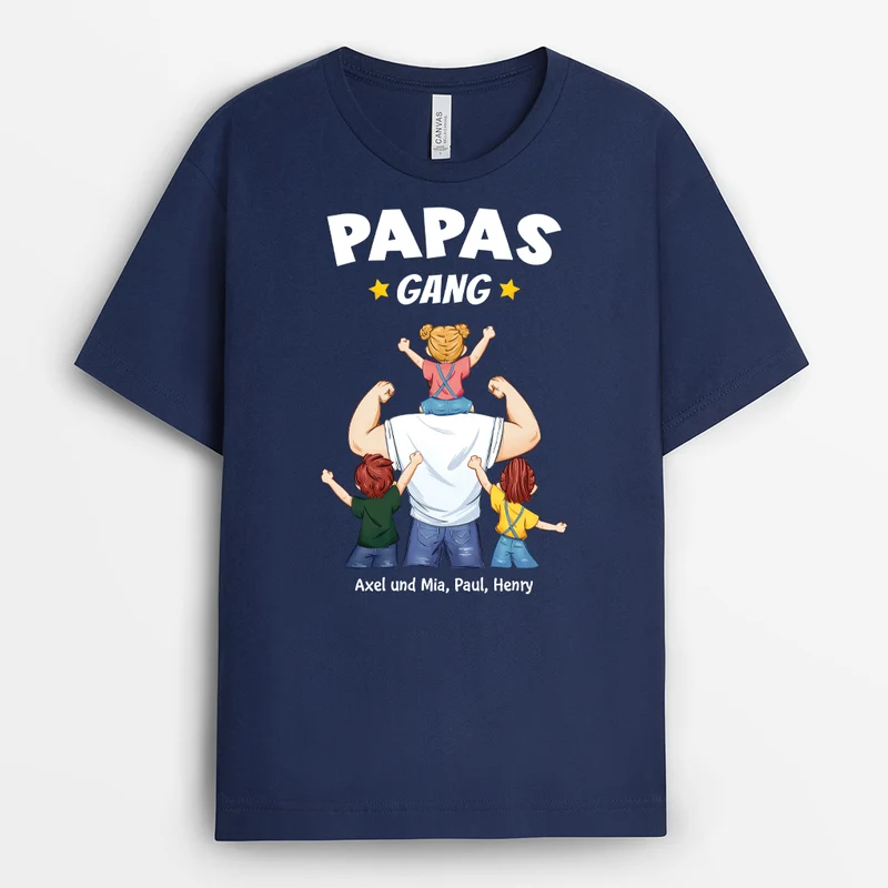 Papas/Opas Bande - Personalisiertes Geschenk | T-shirt für Opas/Papas