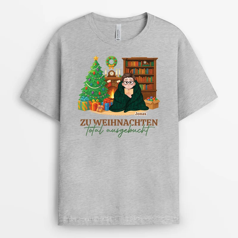 Zu Weihnachten Total Ausgebucht - Personalisierte Geschenke Für Leseratten Frauen & Männer | T Shirts