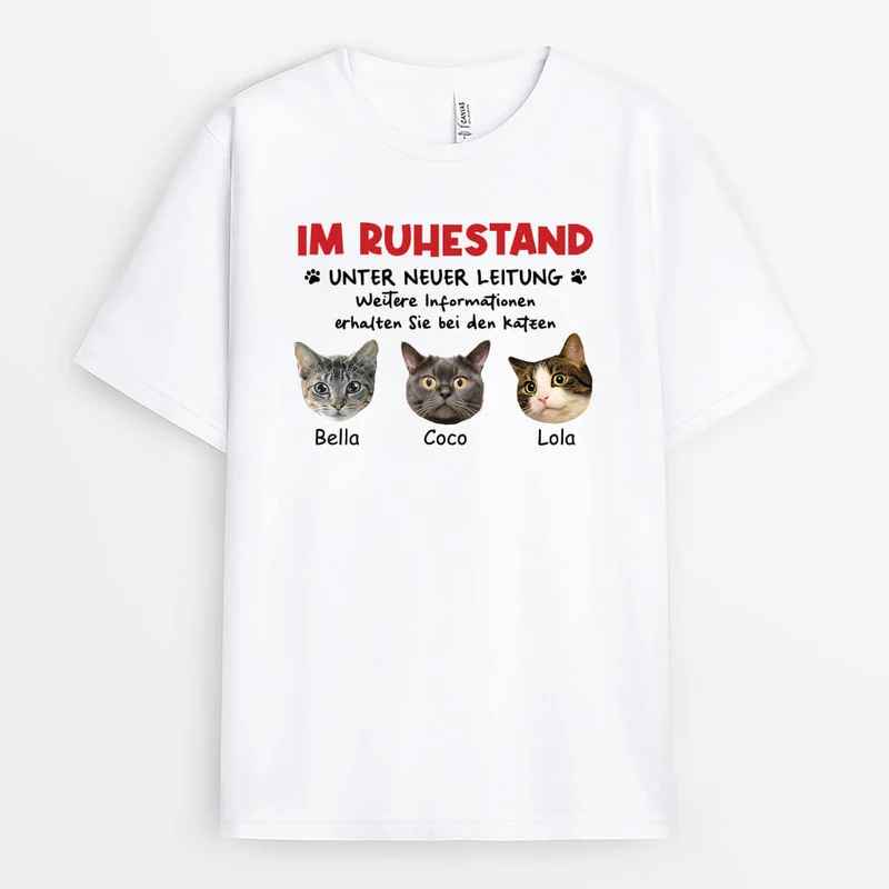 Weitere Informationen Zu Den Katzen - Personalisiertes Geschenk | T-Shirt für Katzenliebhaber