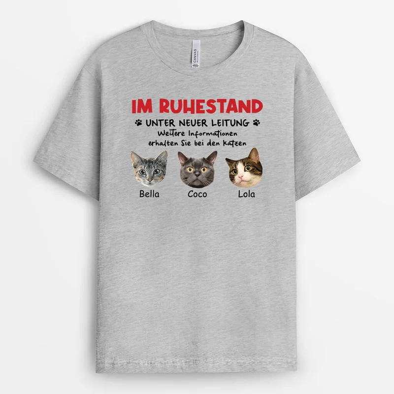 Weitere Informationen Zu Den Katzen - Personalisiertes Geschenk | T-Shirt für Katzenliebhaber