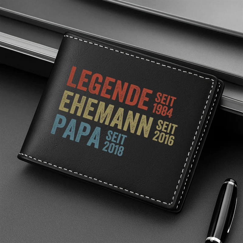 Die Legende Opa Seit - Personalisierte Geschenke Herren | Portemonnaie