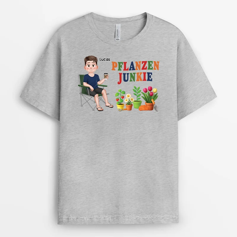 Pflanzen-Junkie/Pflanzenliebhaber - Personalisierte Geschenke Für Frauen | T Shirts
