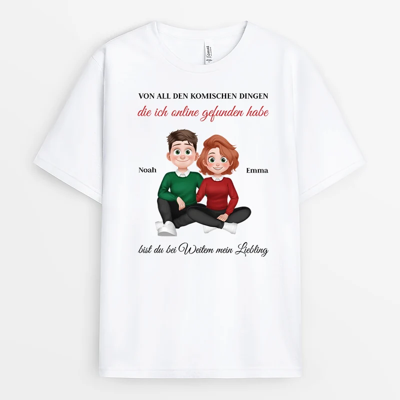 Bei Weitem Mein Liebling - Personalisierte Paar Geschenke | T Shirt