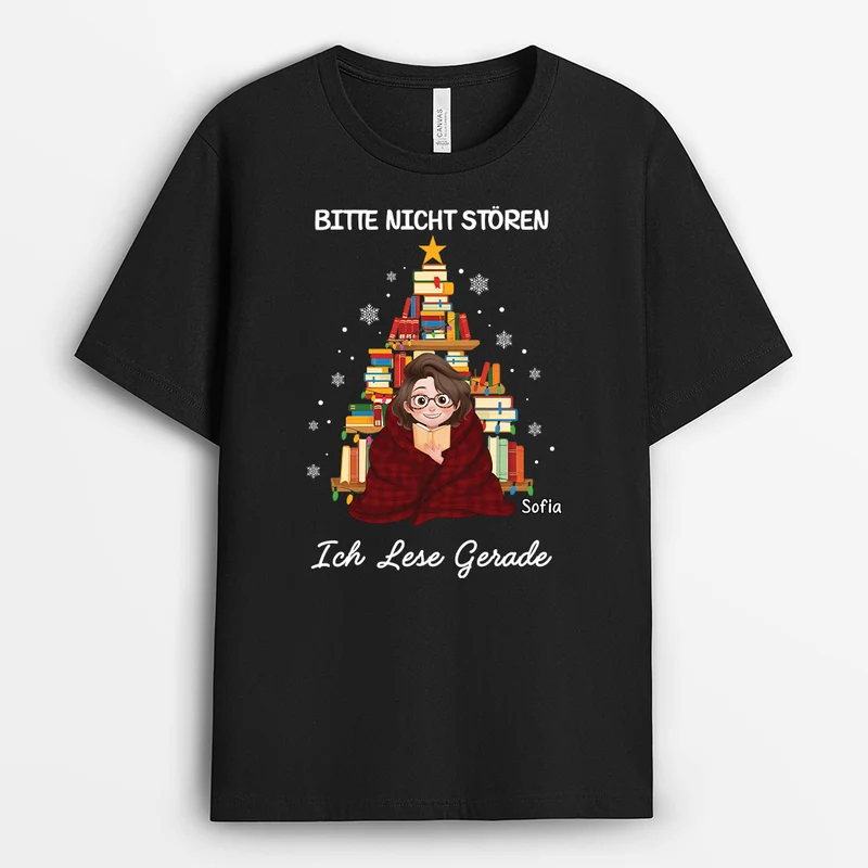 Bitte Nicht Stören Ich Lese Gerade - Personalisierte Geschenke Für Leseratten Männer & Frauen | Weihnachts T Shirts