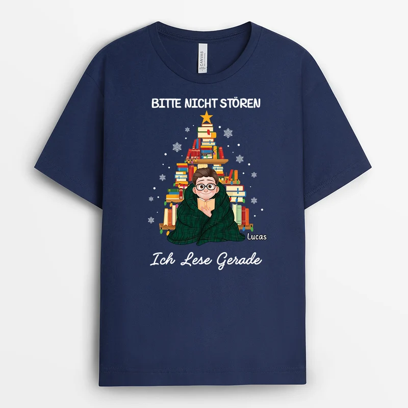 Bitte Nicht Stören Ich Lese Gerade - Personalisierte Geschenke Für Leseratten Männer & Frauen | Weihnachts T Shirts