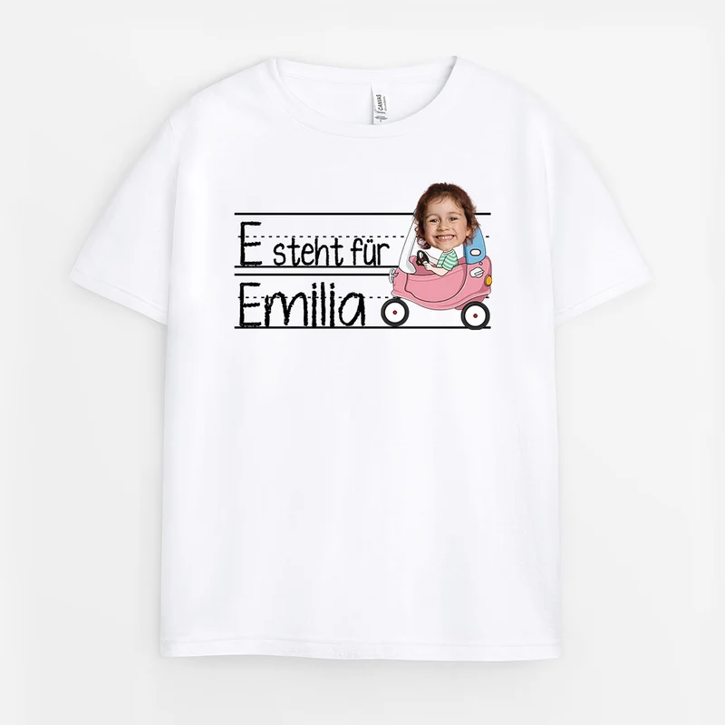 Buchstaben - Personalisiertes Geschenk | T Shirts Kinder