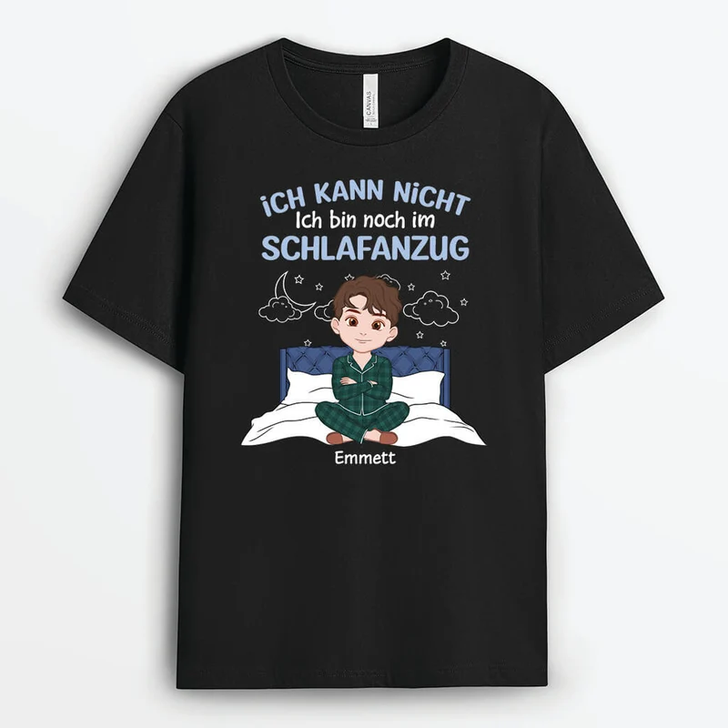 Ich Kann Nicht Ich Bin Noch Im Schlafanzug - Personalisiertes Geschenk | T-Shirt für Männer