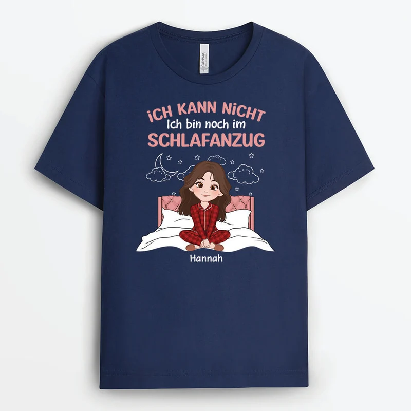 Ich Kann Nicht Ich Bin Noch Im Schlafanzug - Personalisiertes Geschenk | T-Shirt für Männer