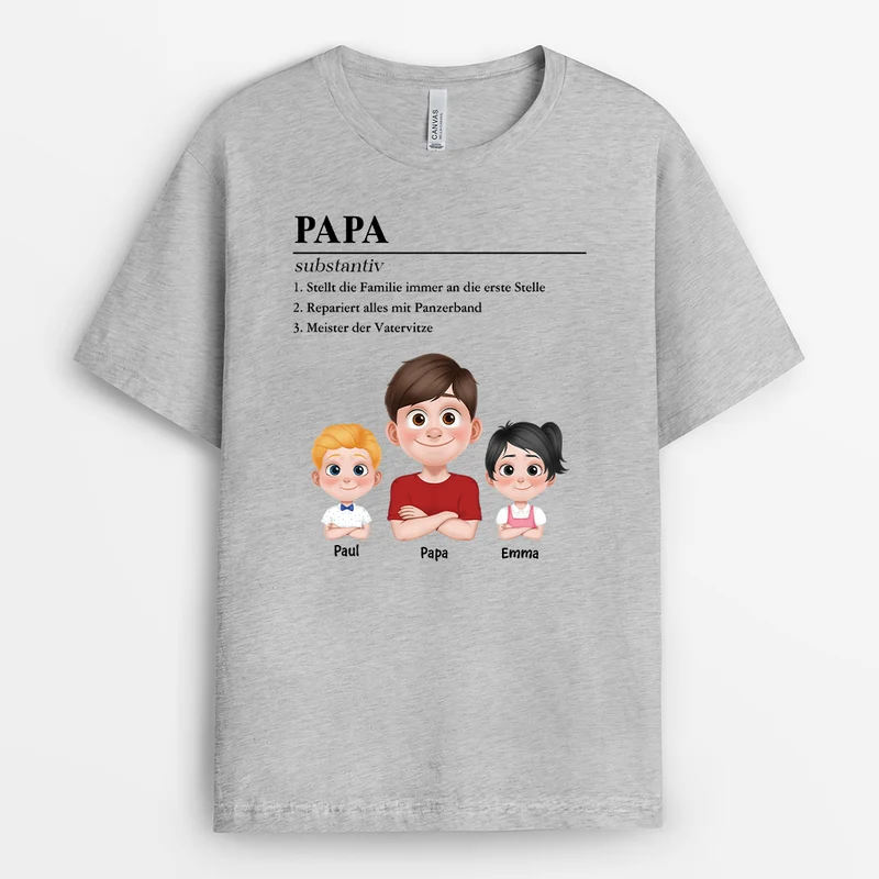 Kurze Definition Über Mama - Personalisiertes Geschenk | Mama T-Shirt