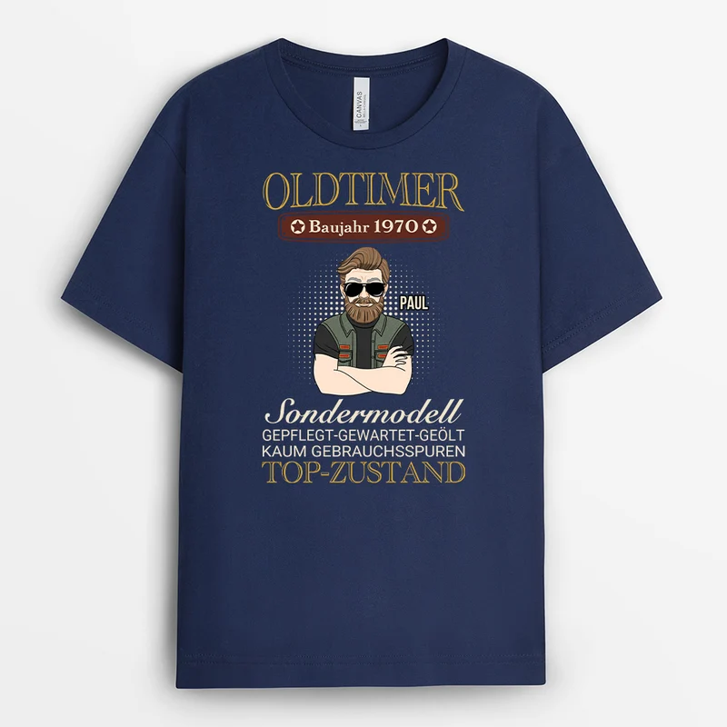 Oldtimer - Personalisiertes Geschenk | T-shirts Männer
