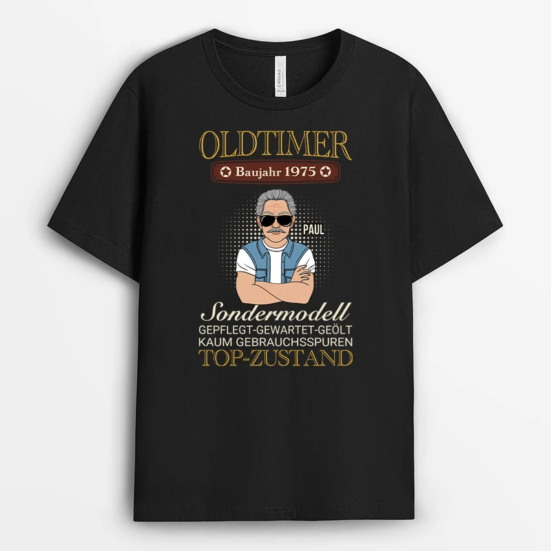 Oldtimer - Personalisiertes Geschenk | T-shirts Männer