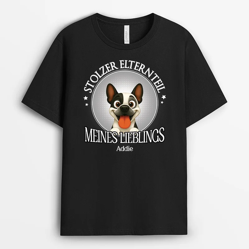 Stolzer Elternteil Meines Lieblings - Personalisierte Geschenke Für Hundebesitzer | T Shirt