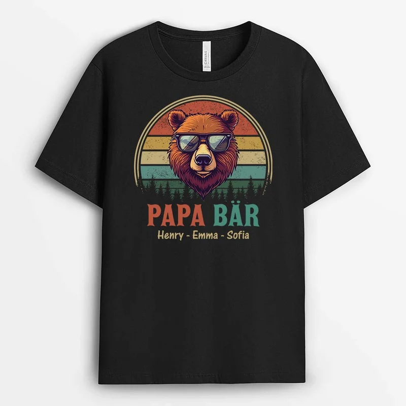 Opa Bär - Personalisiertes Geschenk | T-shirt für Opas