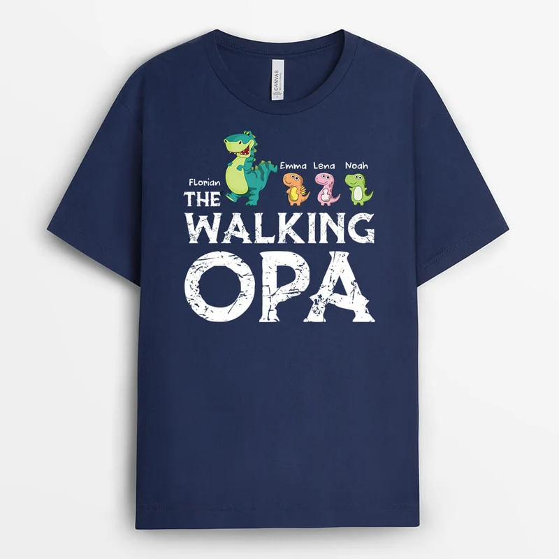 Der Wandelnde Papa - Personalisiertes Geschenk | T-Shirt für Herren