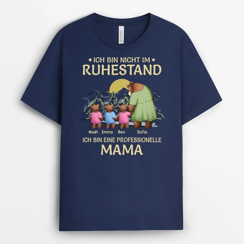 Ich Bin Nicht Im Ruhestand Ich Bin Professioneller Opa Bär - Personalisiertes Geschenk | T-shirt für Opa