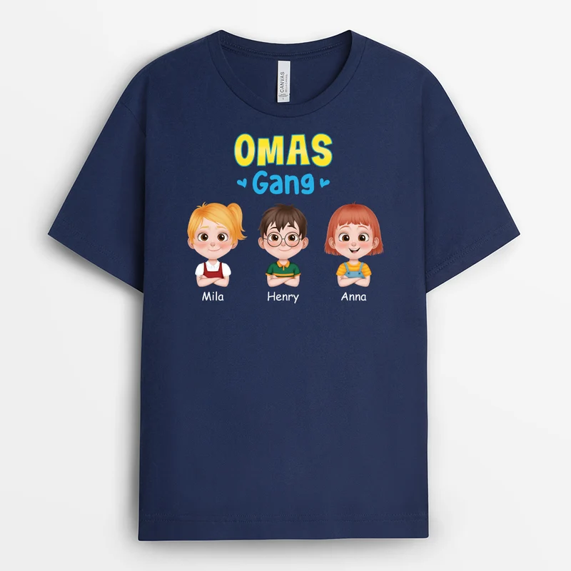 Mamas/Omas Helferlein - Personalisiertes Geschenk | Oma/Mama T-Shirt