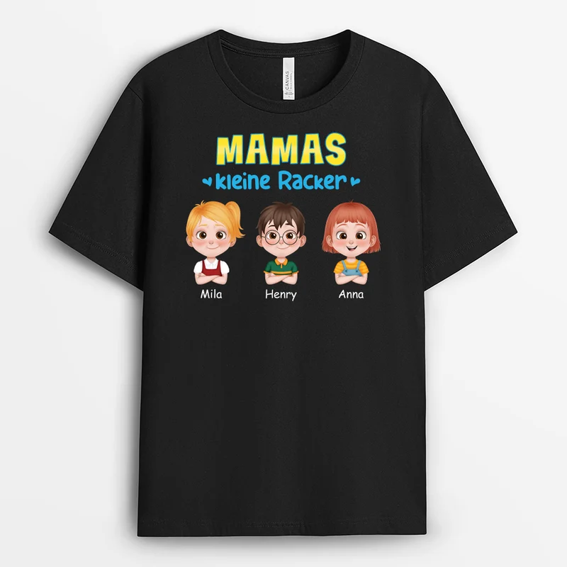 Mamas/Omas Helferlein - Personalisiertes Geschenk | Oma/Mama T-Shirt