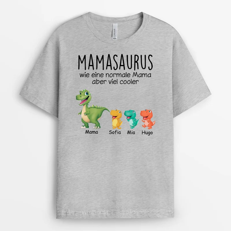 Definition Papasaurus Cartoon - Personalisiertes Geschenk | T Shirt Papa