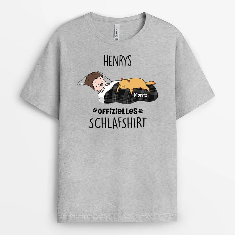 Offizielles Schlafshirt - Personalisiertes Geschenk | T-Shirt für Damen