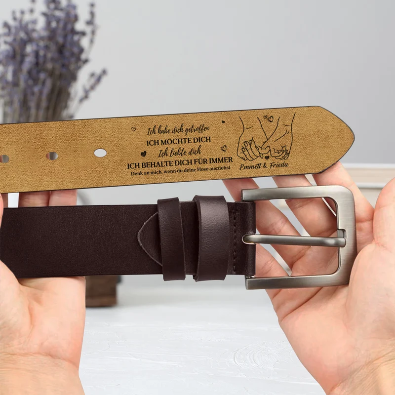 Ich Behalte Dich Für Immer - Personalisiertes Geschenk | Gürtel