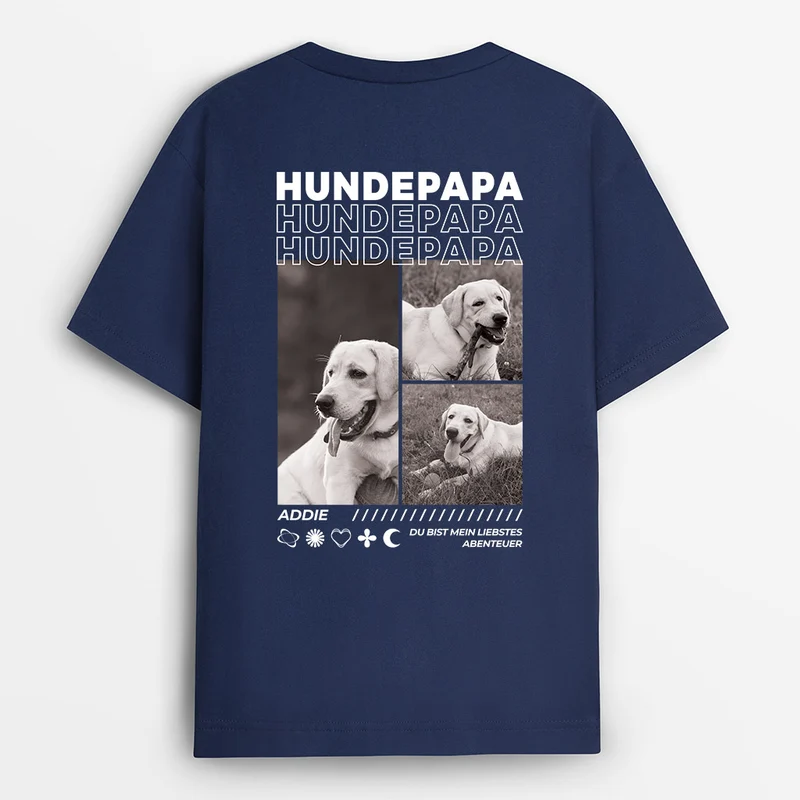 Du Bist Mein Liebstes Abenteuer - Personalisiertes Geschenk | Hunde T-shirts mit Foto