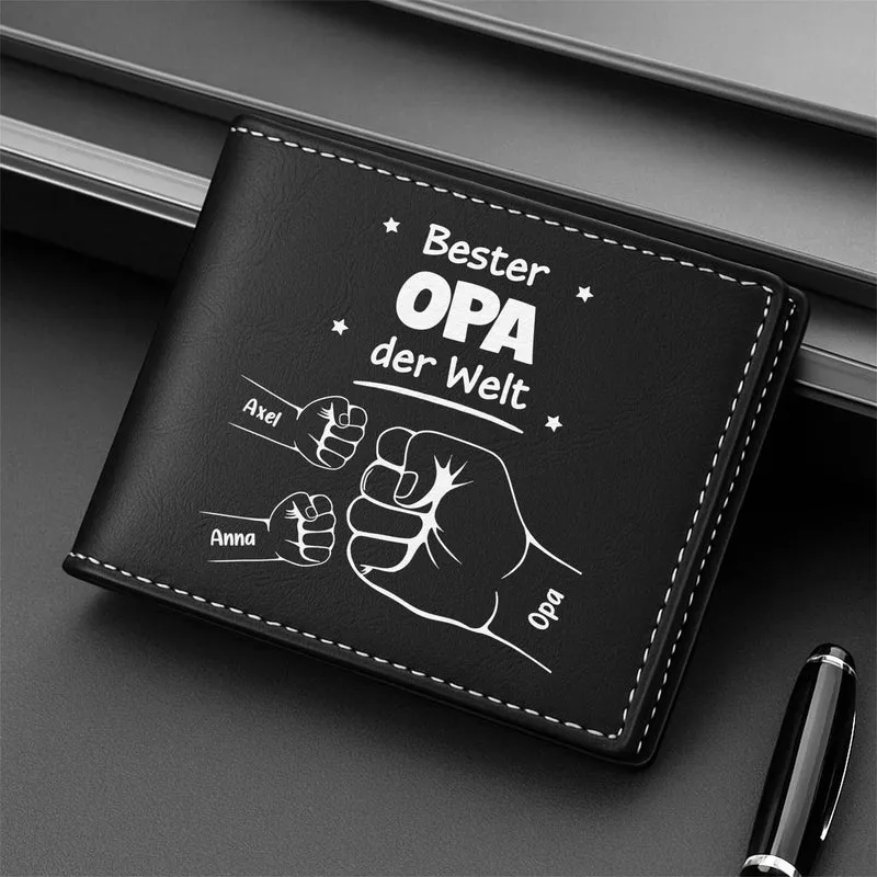 Bester Papa Aller Zeiten - Personalisierte Geschenke Herren | Portemonnaie