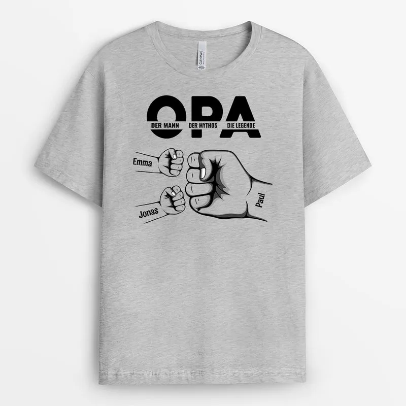 Papa - Personalisiertes Geschenk | T Shirt Papa