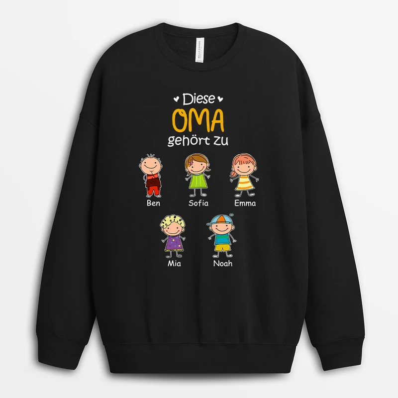 Diese Oma Gehört Zu - Personalisiertes Geschenk | Sweatshirts Oma/Opa