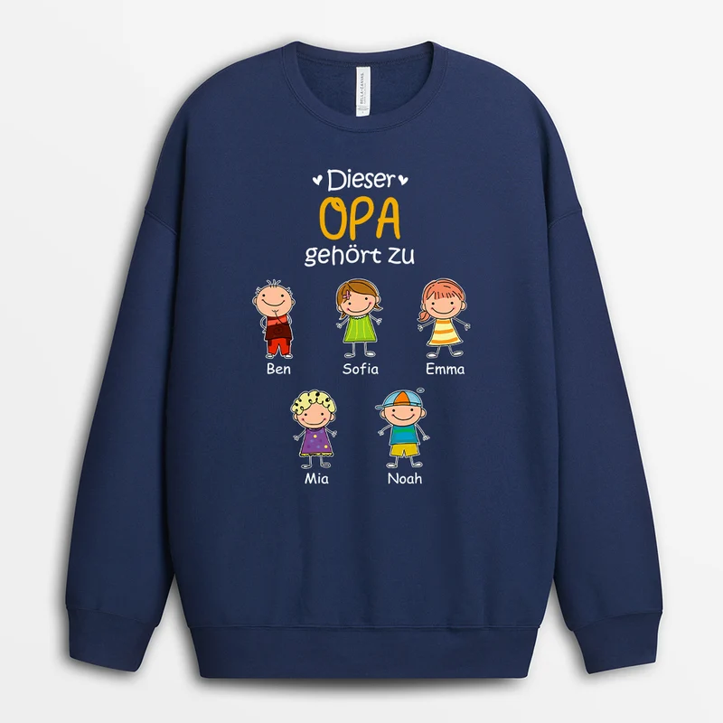 Diese Oma Gehört Zu - Personalisiertes Geschenk | Sweatshirts Oma/Opa